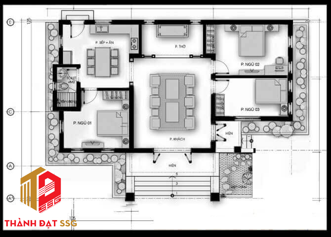 bản thiết kế nhà cấp 4