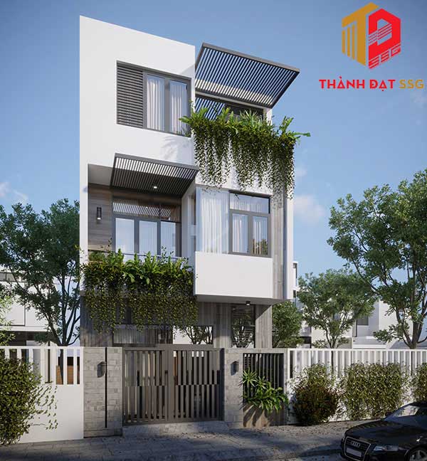 kiến trúc xanh nhà phố