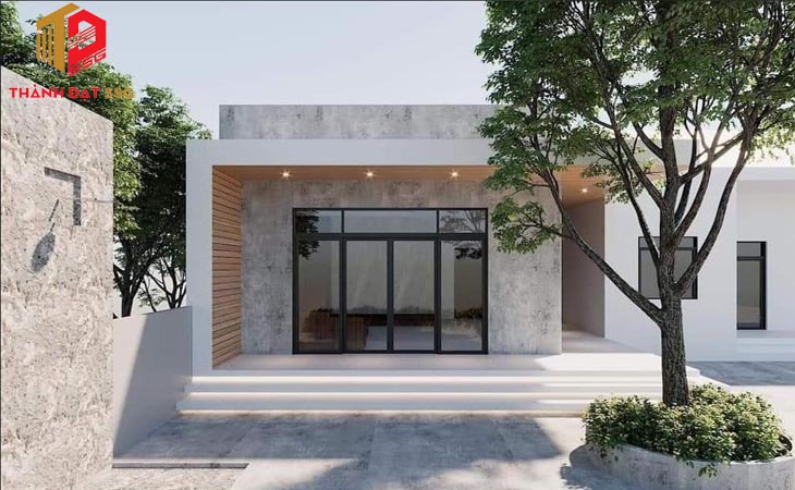 50+ mẫu nhà cấp 4 mái bằng giá rẻ, hiện đại, đẹp, đơn giản