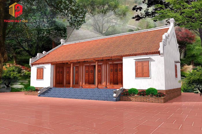 thiết kế nhà ba gian truyền thống