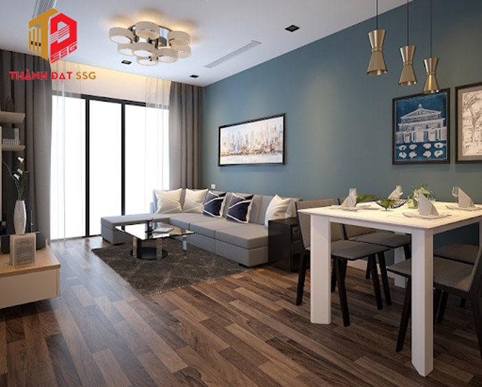thiết kế nội thất nhà chung cư 70m2